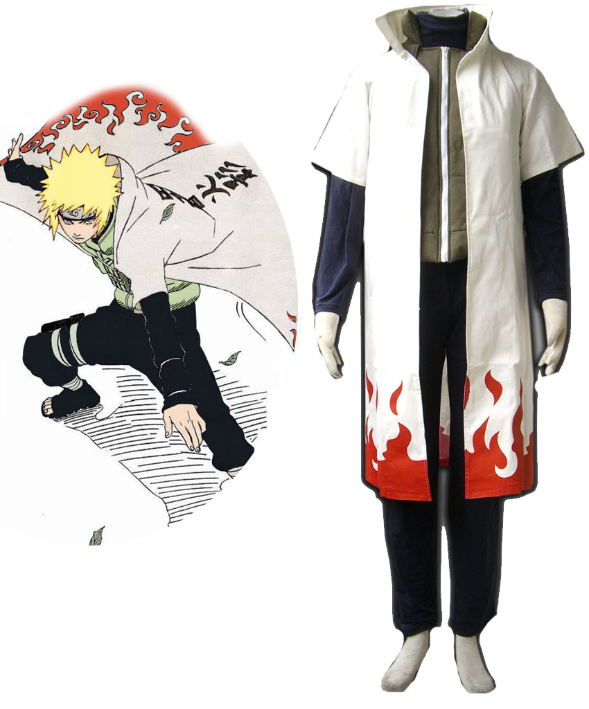 Naruto Namikaze Minato Suit Cosplay Costume